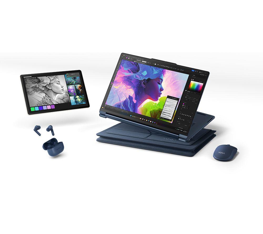 LENOVO Yoga 9 16" 2 in 1 Laptop - NVIDIA RTX Spark&trade; N1X, 32 GB RAM, 1 TB SSD, Cosmic Blue image number 11 of 11
