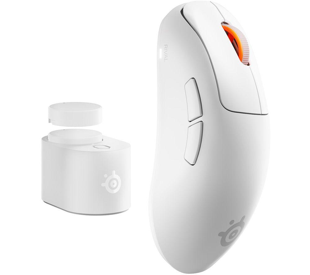 STEELSERIES Rival Pro Wireless Optical Gaming Mouse - White image number 4 of 4