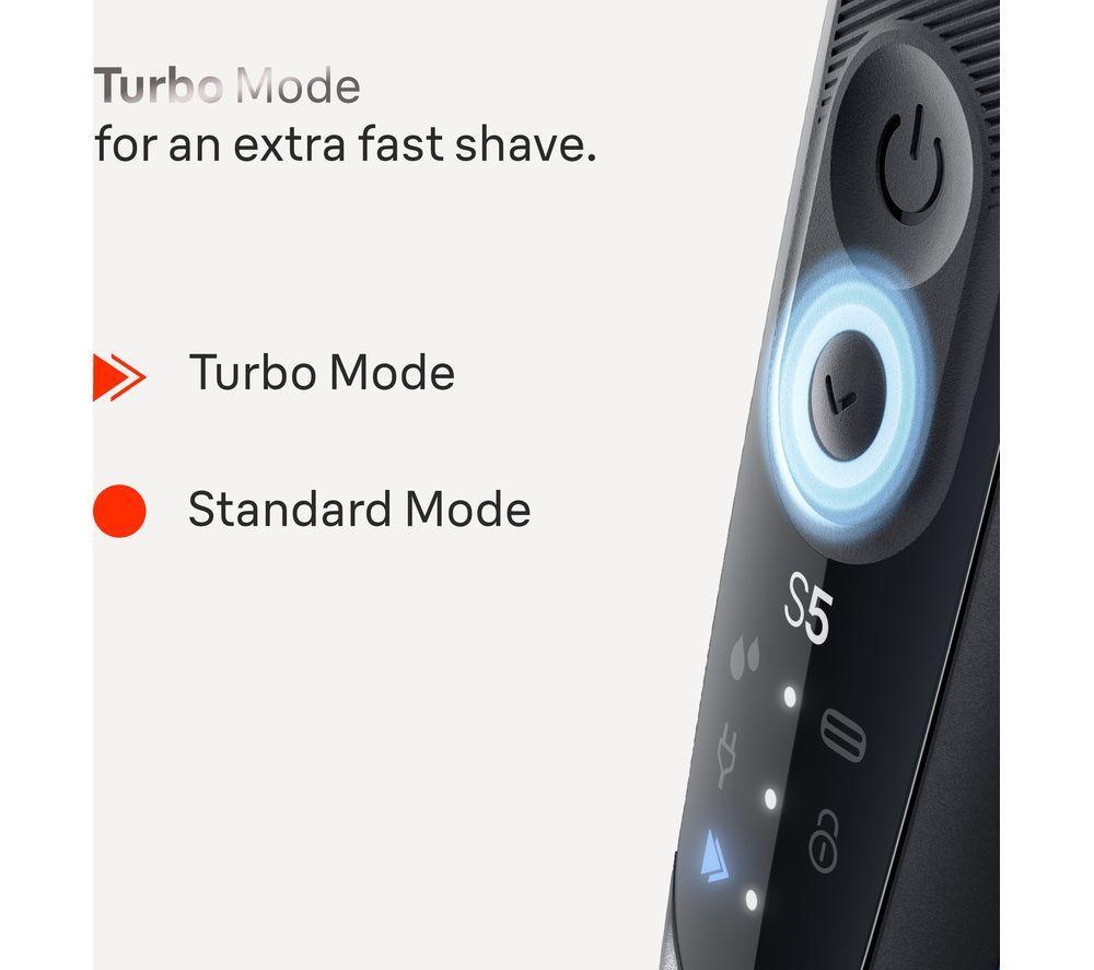 BRAUN Series 5 52-N1000s&nbsp;F1 Wet & Dry Foil Shaver - Black image number 4 of 6