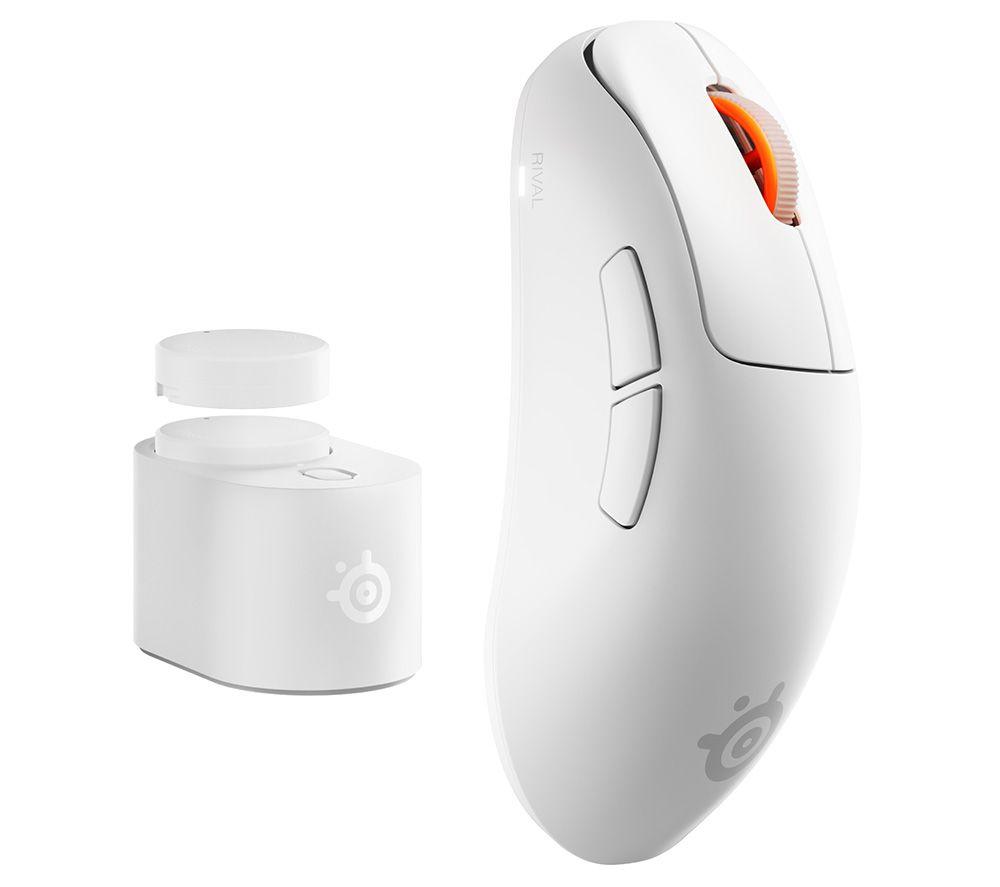 STEELSERIES Rival Pro Mini Wireless Optical Gaming Mouse - White image number 4 of 6