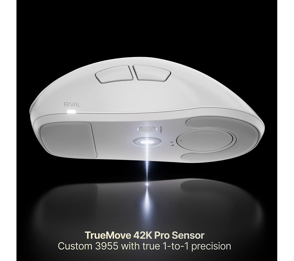 STEELSERIES Rival Pro Mini Wireless Optical Gaming Mouse - White image number 6 of 6