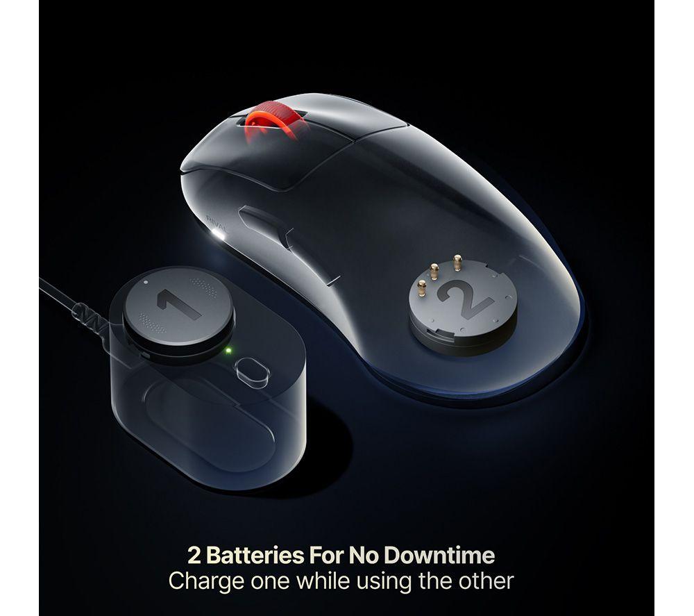 STEELSERIES Rival Pro Mini Wireless Optical Gaming Mouse - Black image number 5 of 5