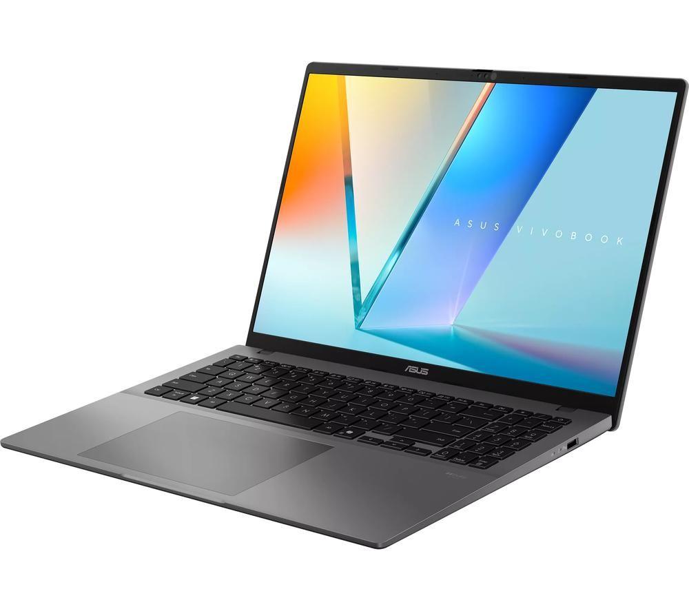 ASUS Vivobook S16 OLED 16" Laptop, Copilot+ PC - AMD Ryzen AI 7 445, 512 GB SSD, Matte Grey image number 7 of 9