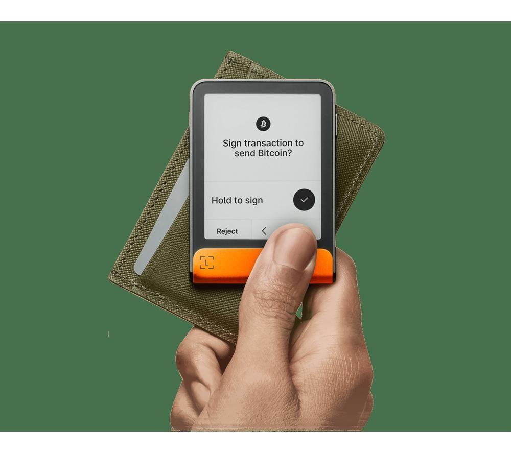 LEDGER Flex Hardware Crypto Wallet - BTC orange image number 2 of 2