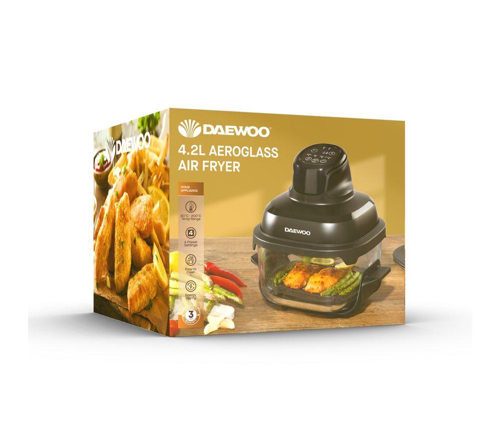 DAEWOO Aeroglass SDA2988GE Air Fryer - Black image number 2 of 5