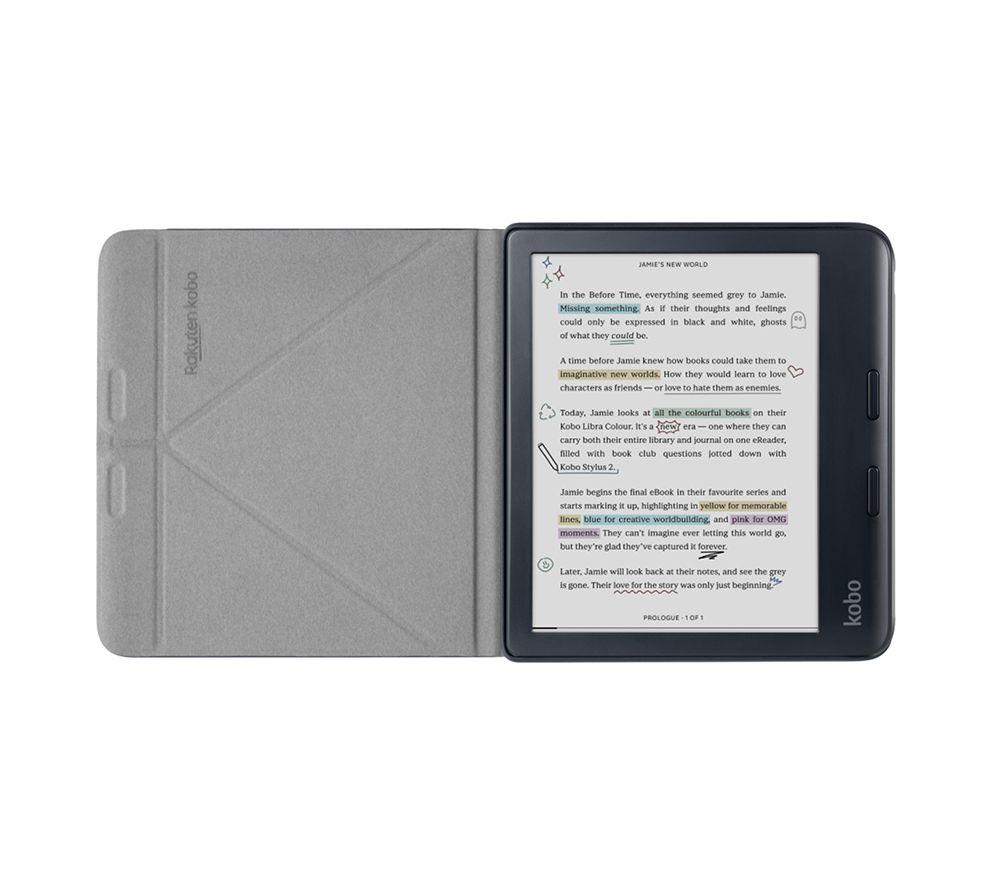 KOBO Libra Colour Stylus SleepCover Case - Black image number 2 of 3
