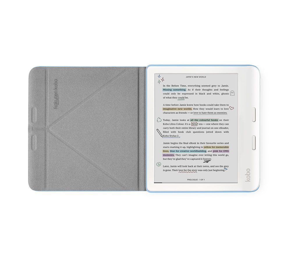 KOBO Libra Colour SleepCover Case - Dusk Blue image number 2 of 3