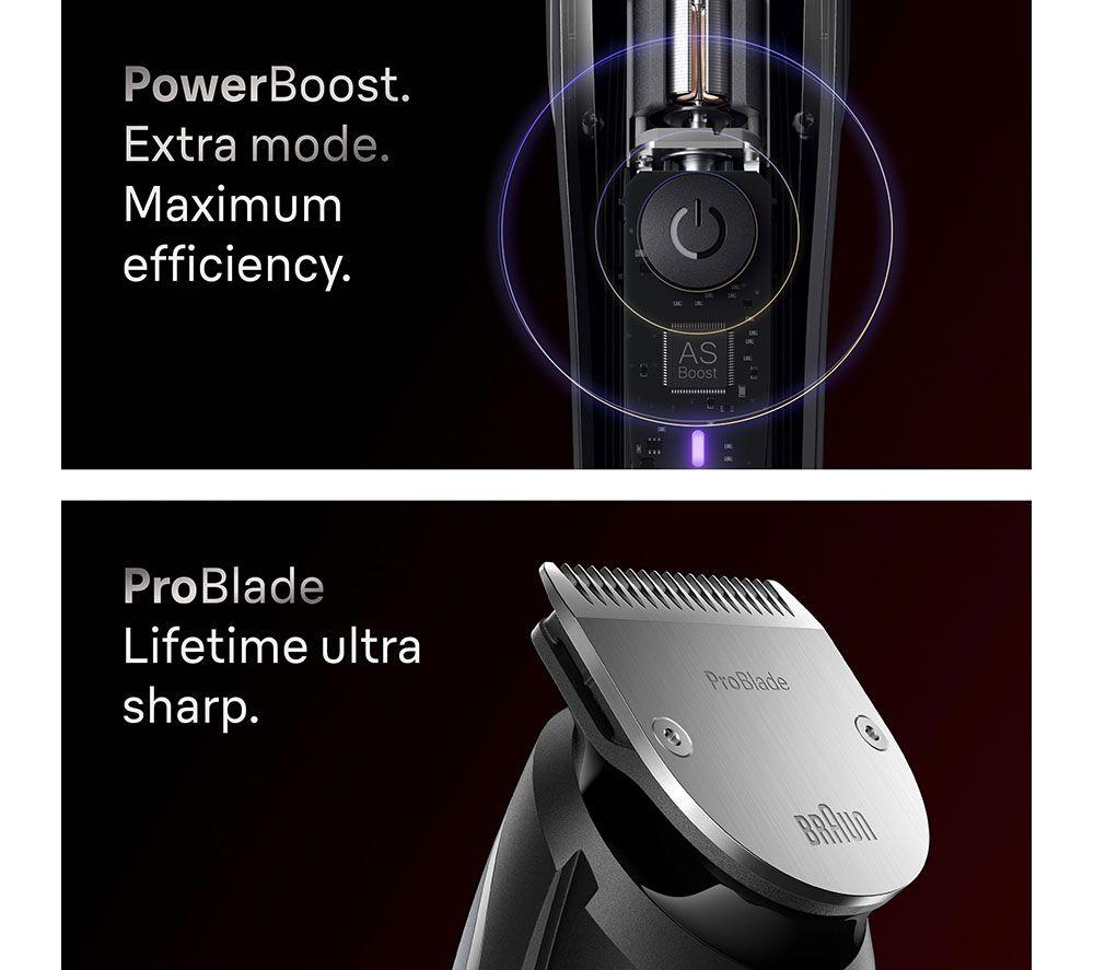 BRAUN Series 9 BT9520 F1 Beard Trimmer - Silver image number 2 of 4