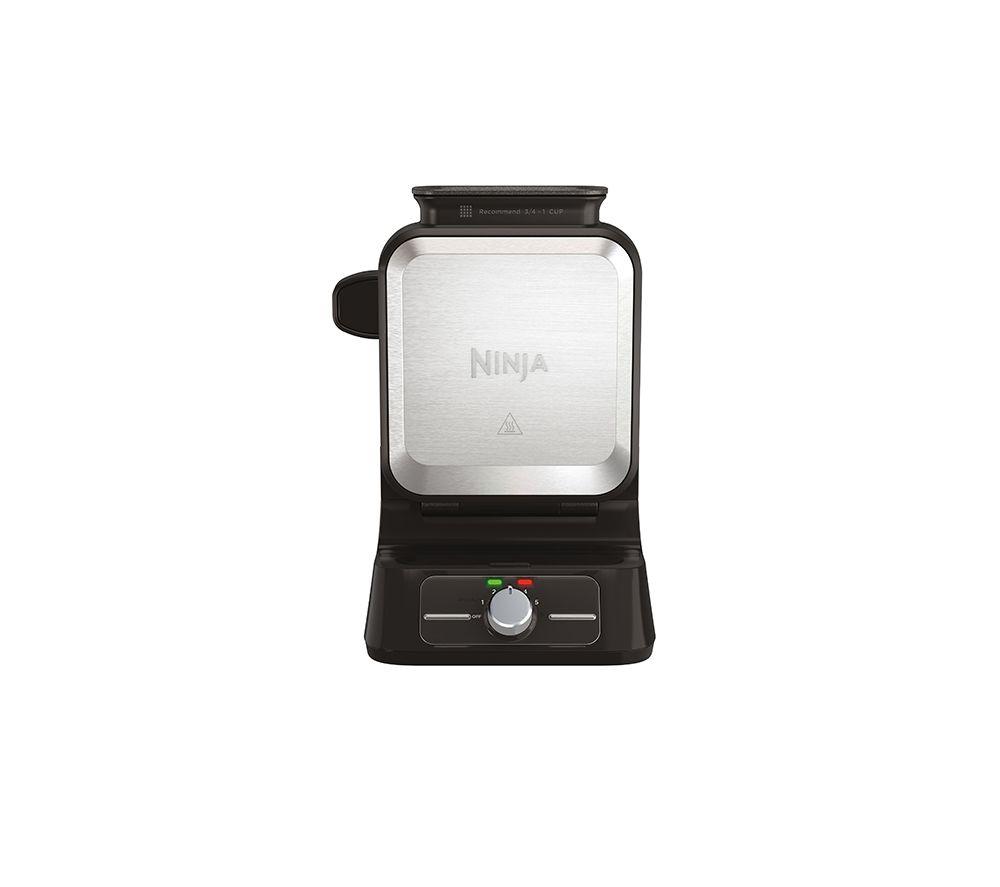 Ninja BW1000UK Belgian Waffle Maker - Black & Silver