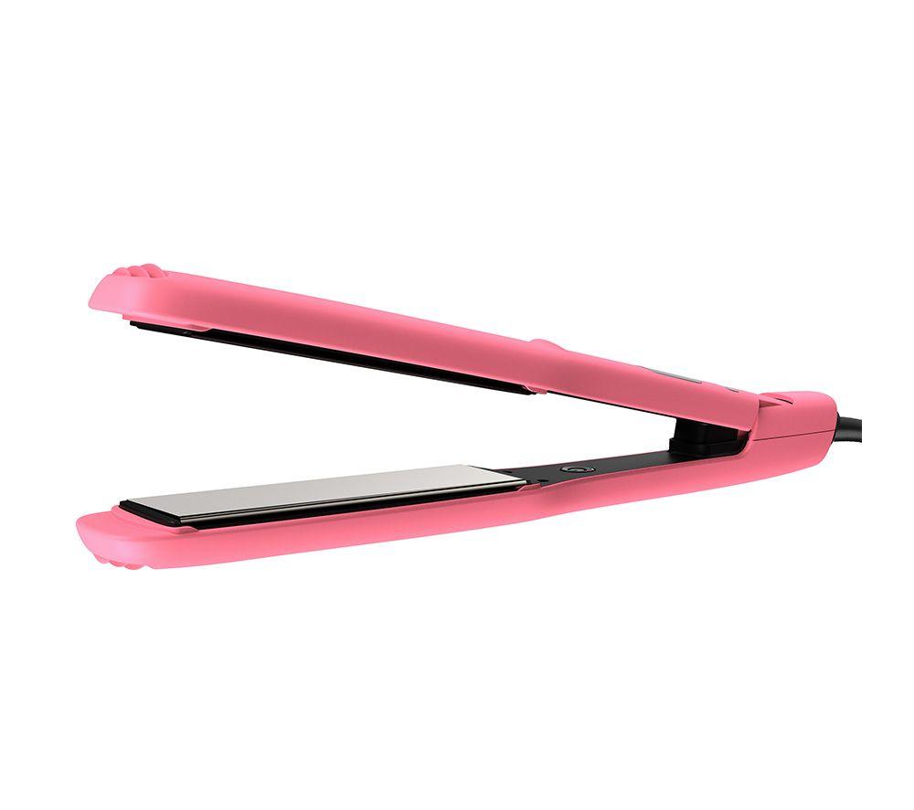 REVAMP Wide Ultra X Shine Ceramic Hair Straightener - Pink image number 4 of 5