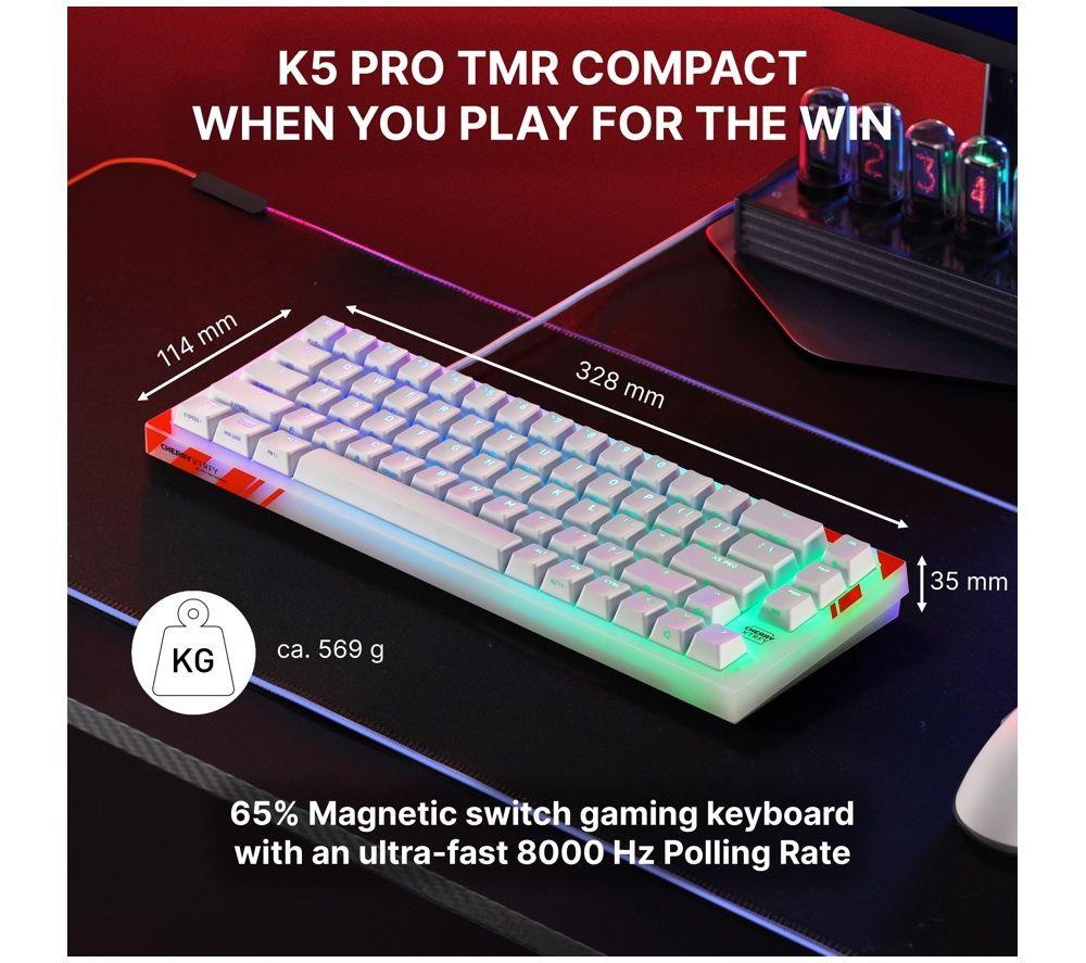 CHERYXTRFY K5 Pro TMR Compact Mechanical Gaming Keyboard & Mouse Mat Bundle image number 8 of 27