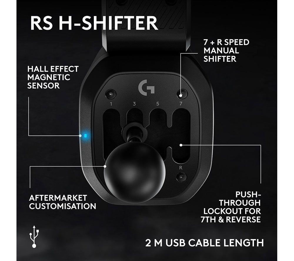 LOGITECH G RS50 Racing Wheel for PC & Xbox & G RS H Shifter Bundle image number 13 of 16