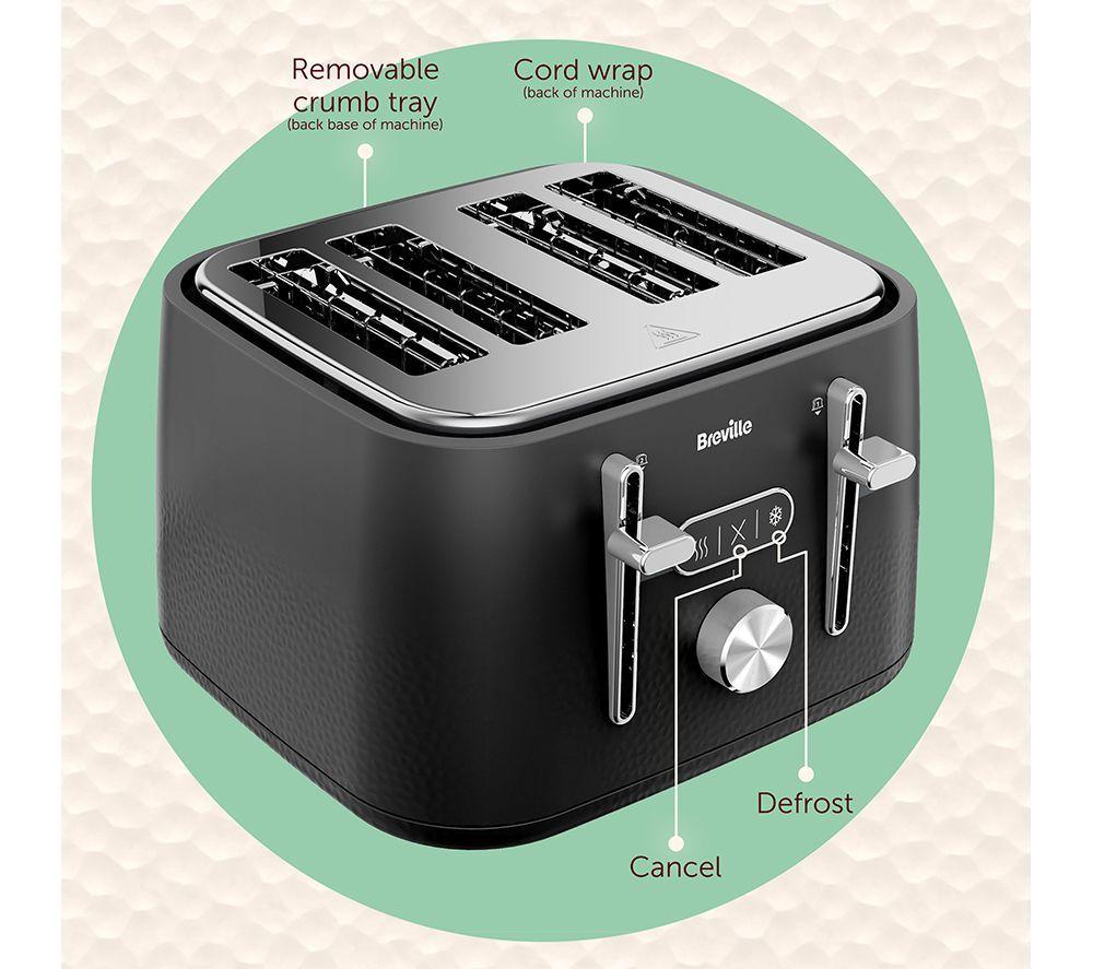BREVILLE Cobolt VTR043 4-Slice Toaster & Cobolt VKT265 Jug Kettle Bundle image number 7 of 10