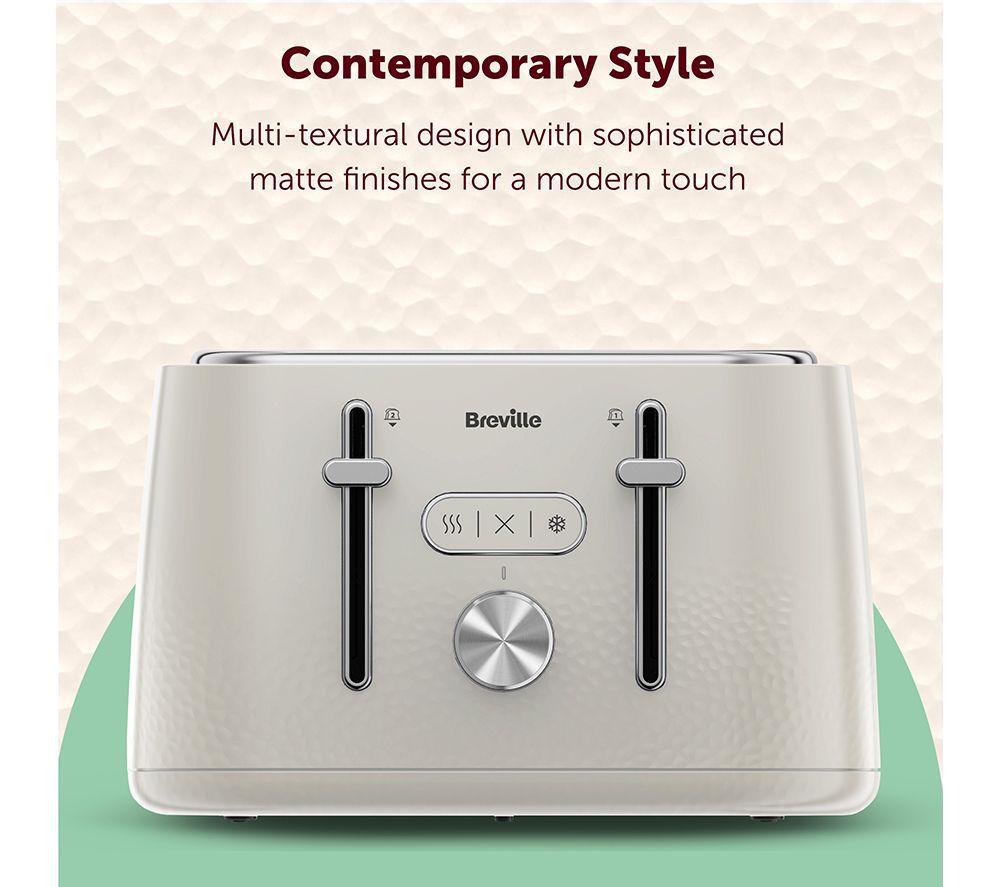 BREVILLE Cobolt VTR044 4-Slice Toaster & VKT266 Jug Kettle Bundle image number 3 of 11