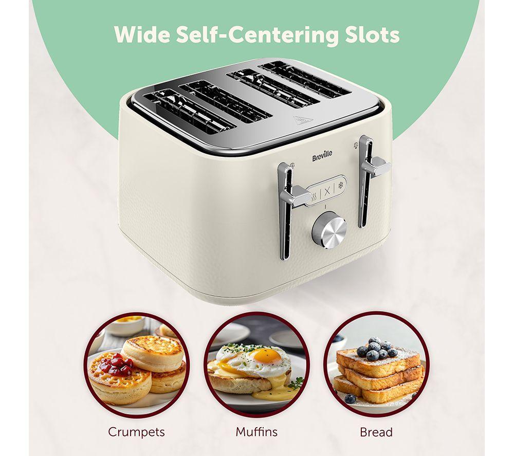 BREVILLE Cobolt VTR044 4-Slice Toaster & VKT266 Jug Kettle Bundle image number 4 of 11