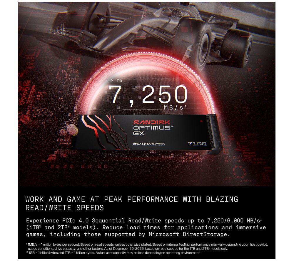 SANDISK Optimus GX PRO 7100 M2 Internal SSD - 500 GB image number 4 of 8