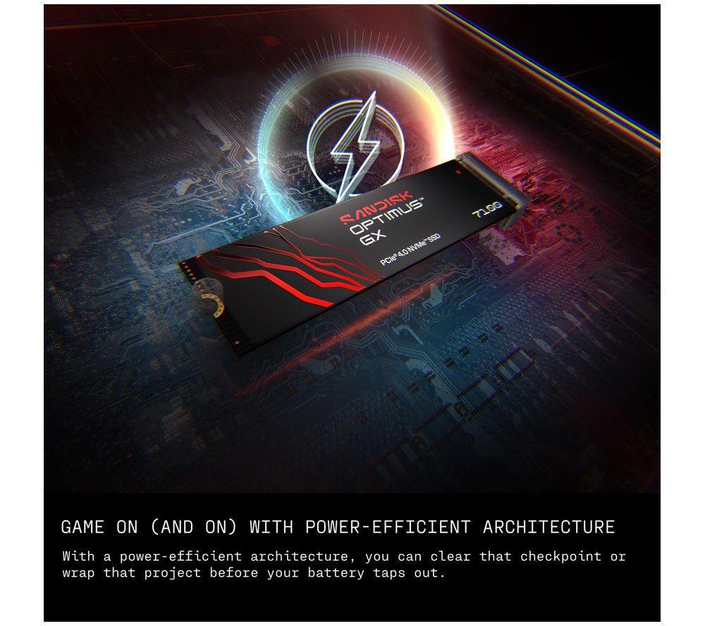 SANDISK Optimus GX PRO 7100 M2 Internal SSD - 500 GB image number 6 of 8