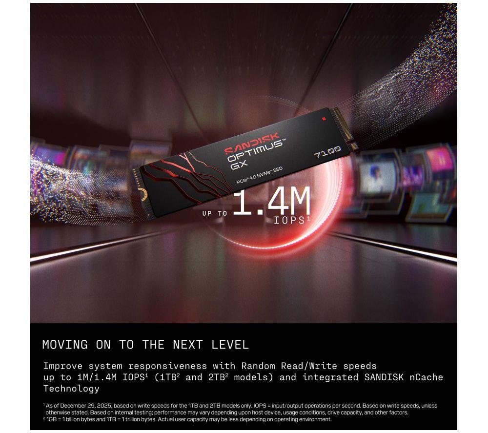 SANDISK Optimus GX PRO 7100 M2 Internal SSD - 500 GB image number 7 of 8