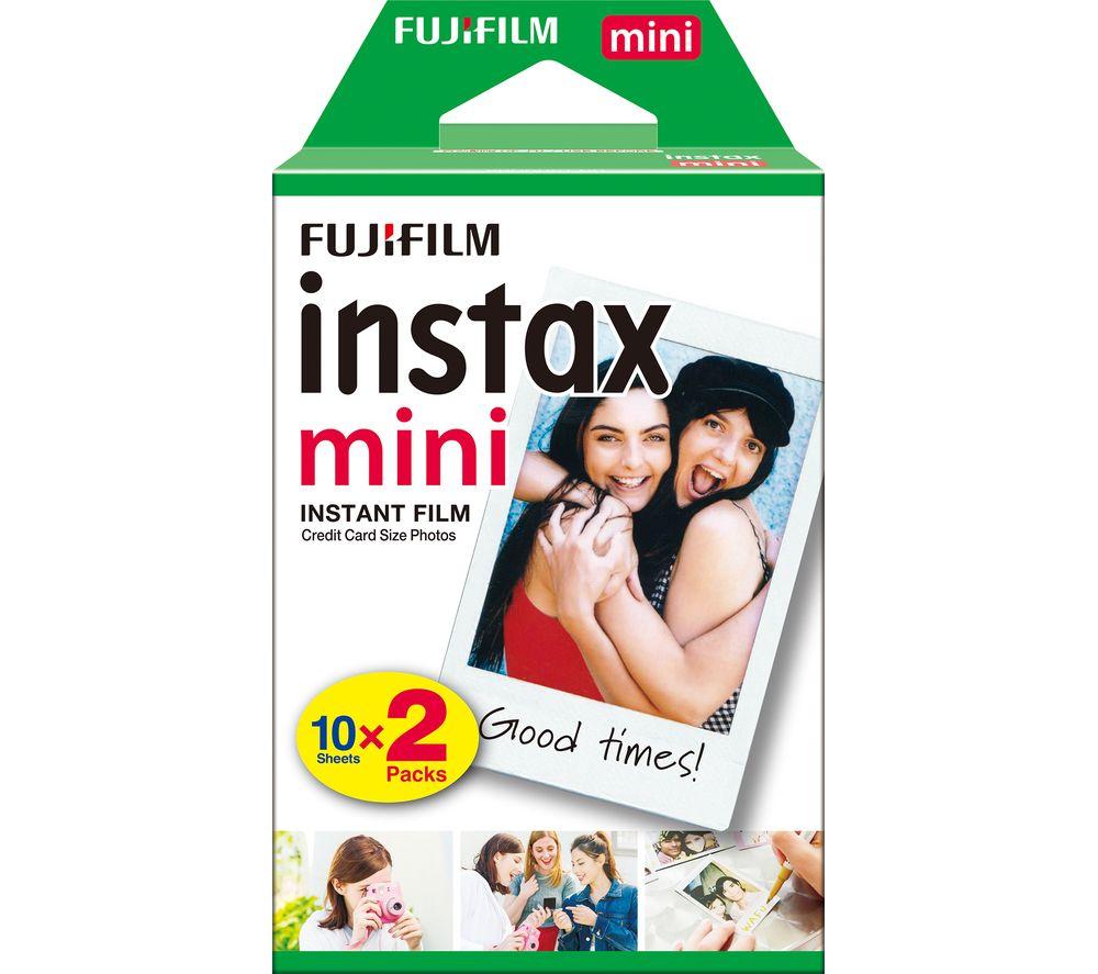 FUJIFILM Instax Mini Film - 20 Shot Pack, White