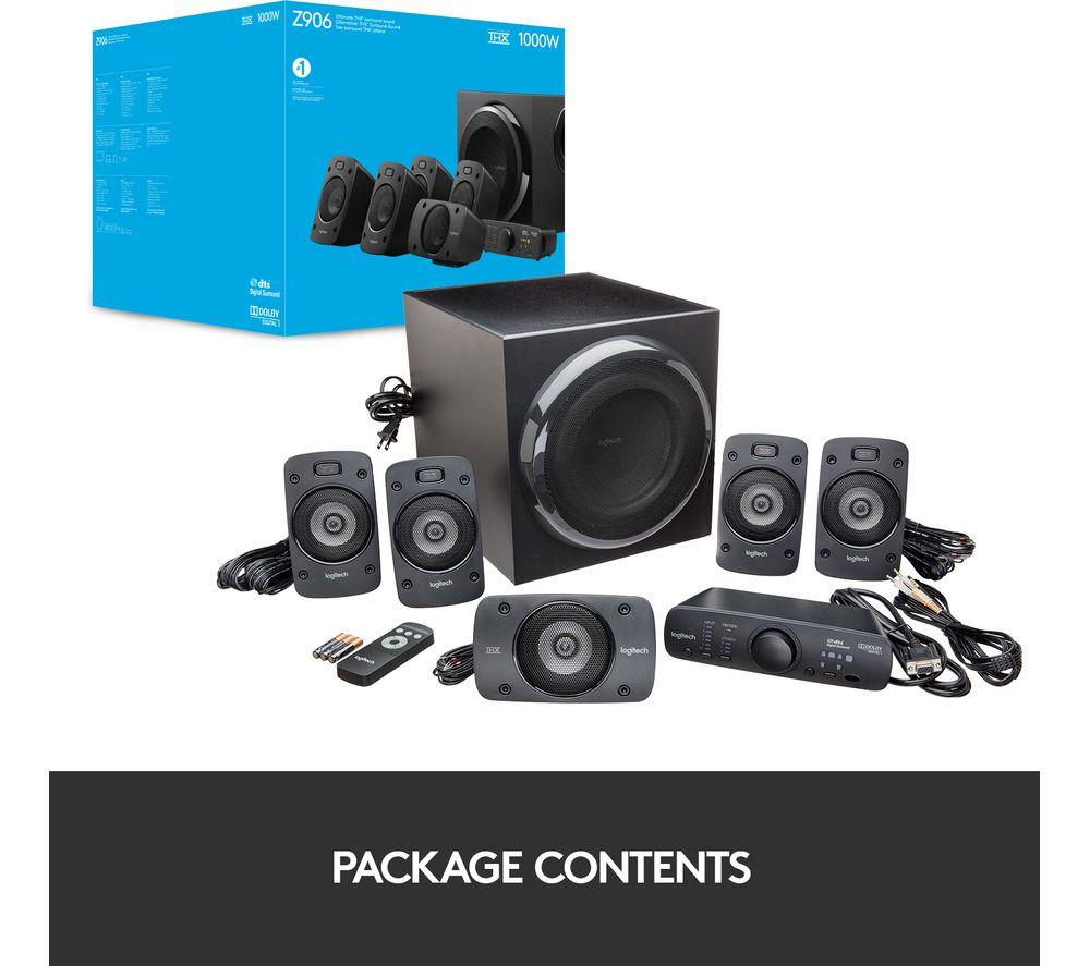 Subwoofer best sale logitech z906