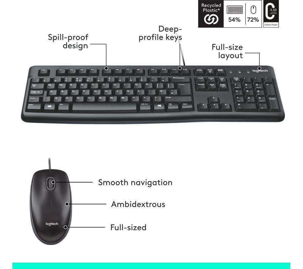 LOGITECH MK120 Keyboard & Mouse Set image number 7 of 9