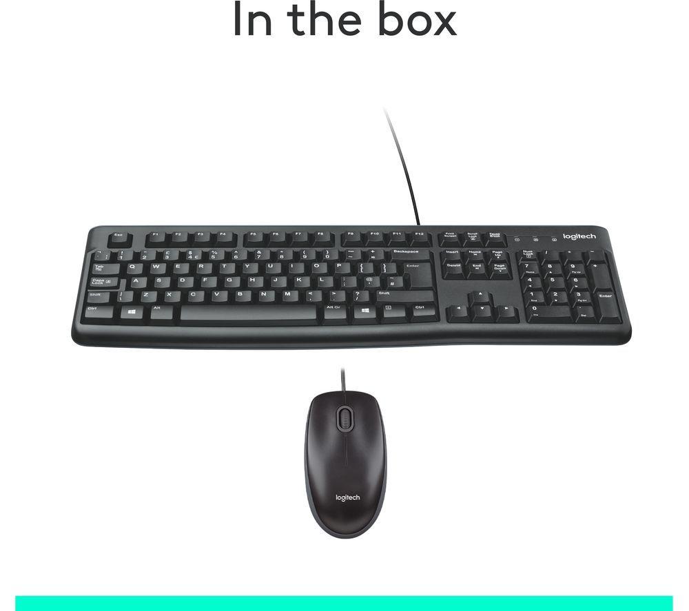 LOGITECH MK120 COMBO TASTIERA E MOUSE