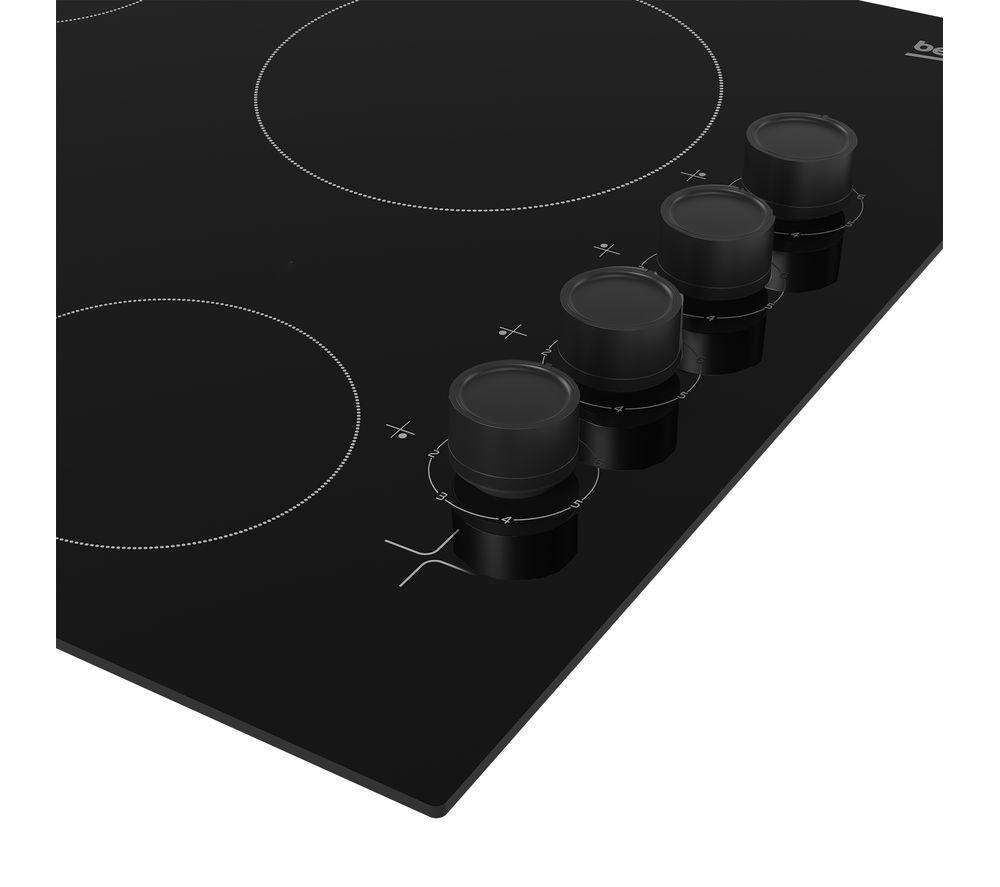 BEKO HIC64102 58 cm Electric Ceramic Hob - Black image number 5 of 9