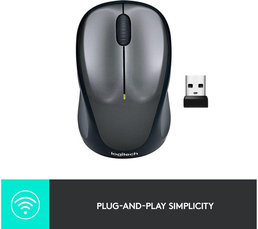 LOGITECH M235 Wireless Optical Mouse - Grey image number 5 of 7