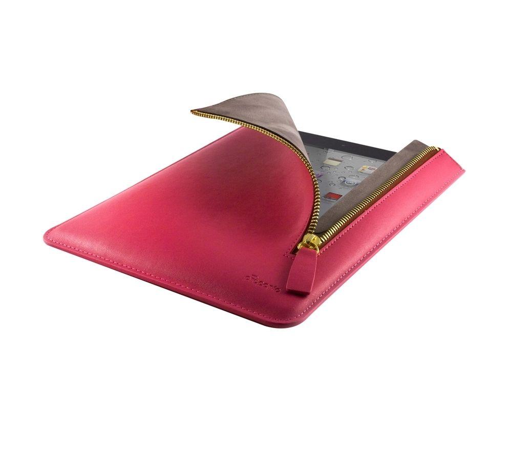 PROPORTA iPad 2 Leather Protective Sleeve - Pink image number 2 of 2