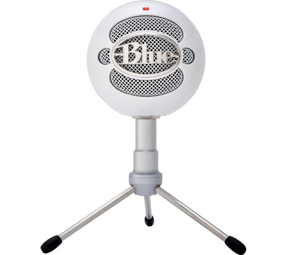 Buy BLUE Snowball iCE USB Streaming Microphone White CurrysIE