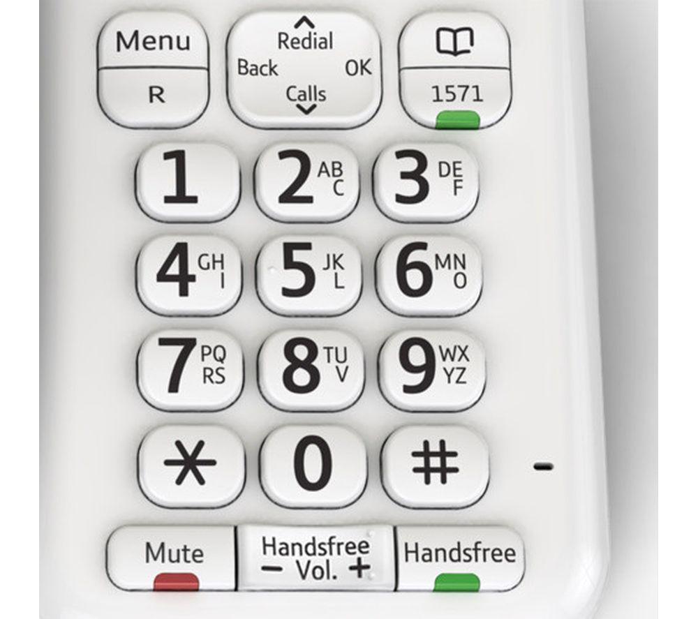 BT D&eacute;cor 2200 Corded Phone - White image number 3 of 4