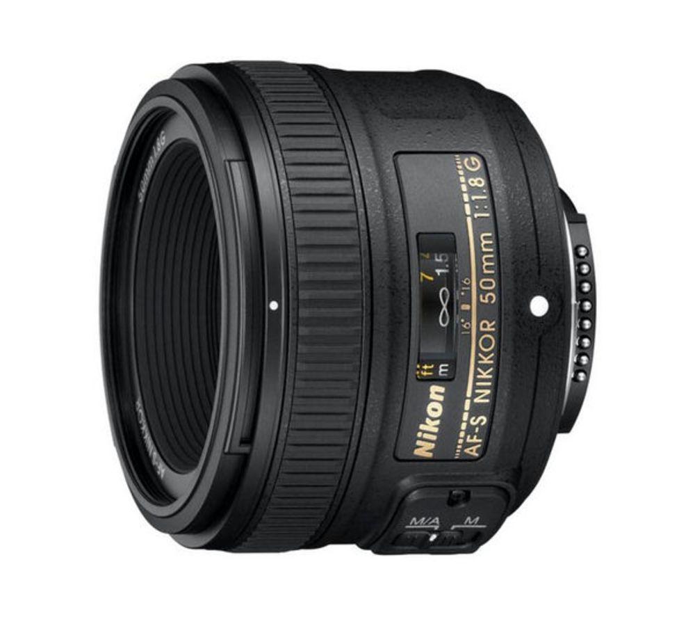 Buy NIKON AF-S NIKKOR 50 mm f/1.8G Standard Prime Lens | Currys