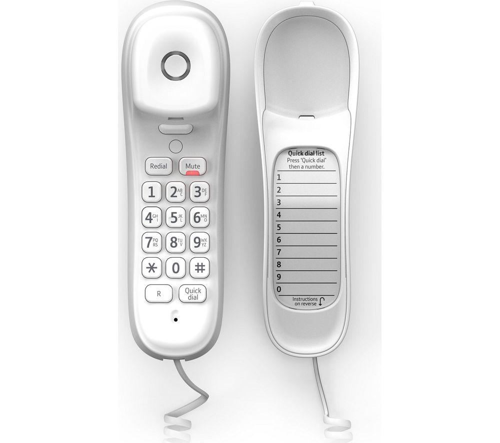 BT Duet 210 Corded Phone - White image number 2 of 5