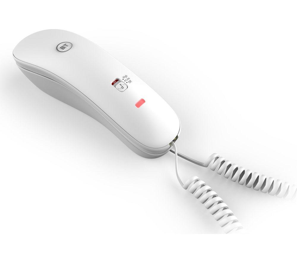 BT Duet 210 Corded Phone - White image number 4 of 5