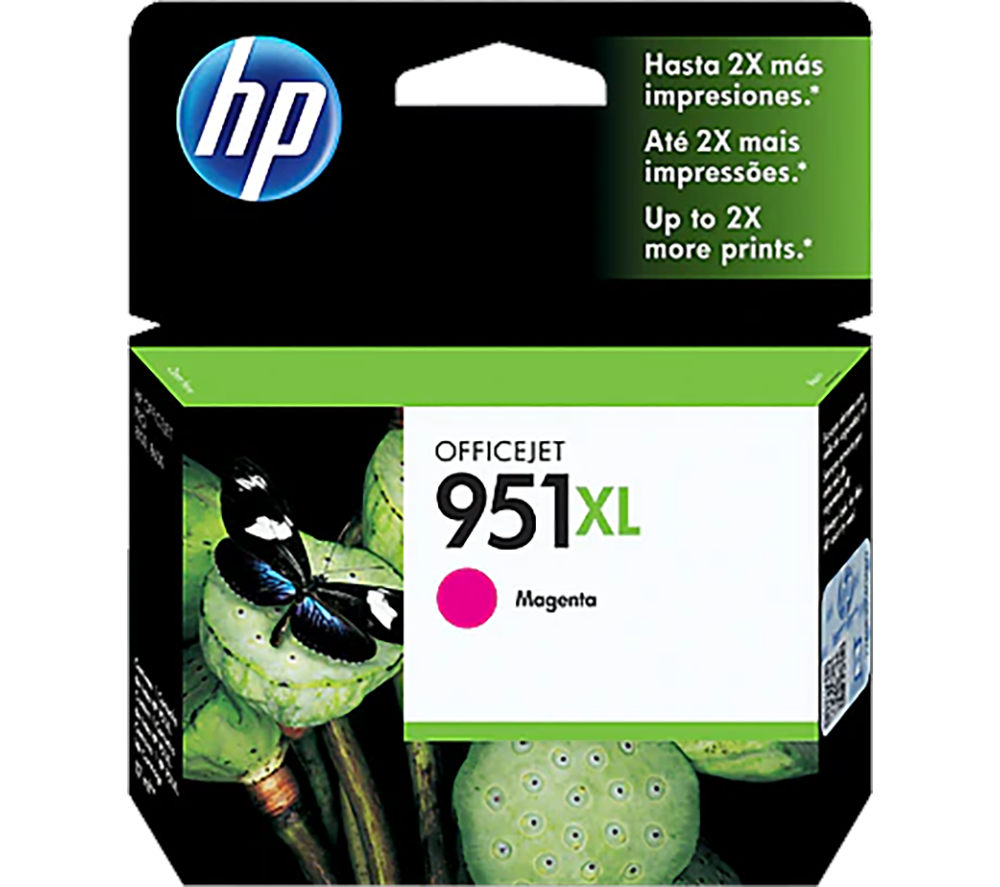 HP 951XL Magenta Ink Cartridge, Magenta