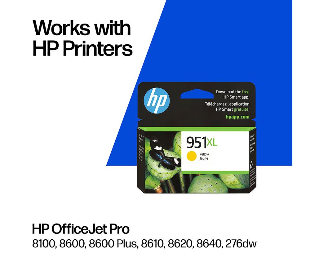 HP 951XL Original Yellow Ink Cartridge image number 2 of 16