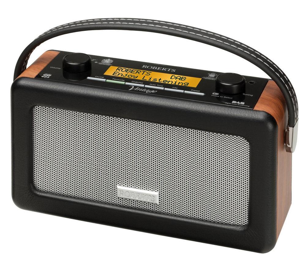 Roberts Vintage DAB/FM RDS Portable Radio with Built in Battery Charger