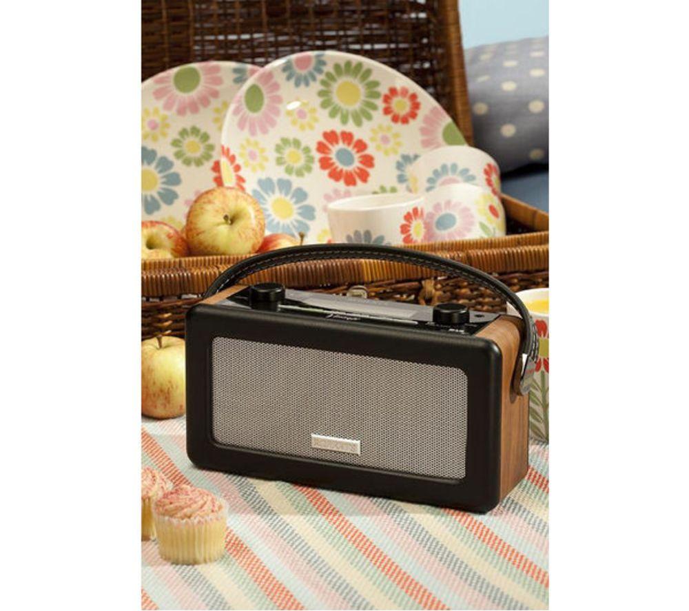 ROBERTS Vintage Portable DAB Radio - Black image number 4 of 8