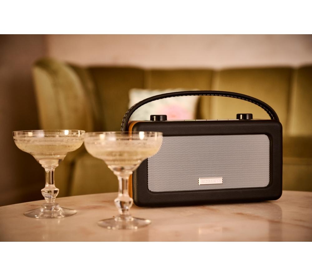 ROBERTS Vintage Portable DAB Radio - Black image number 5 of 8