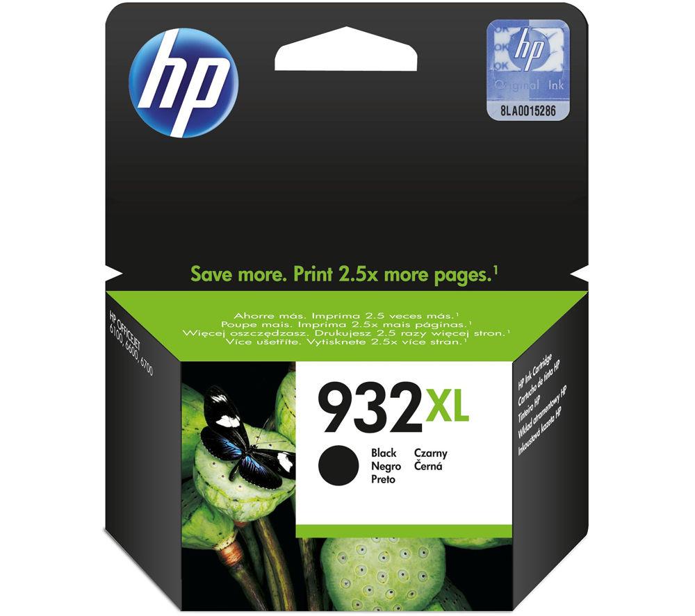 HP CN053AE 932XL High Yield Original Ink Cartridge, Black, Single Pack