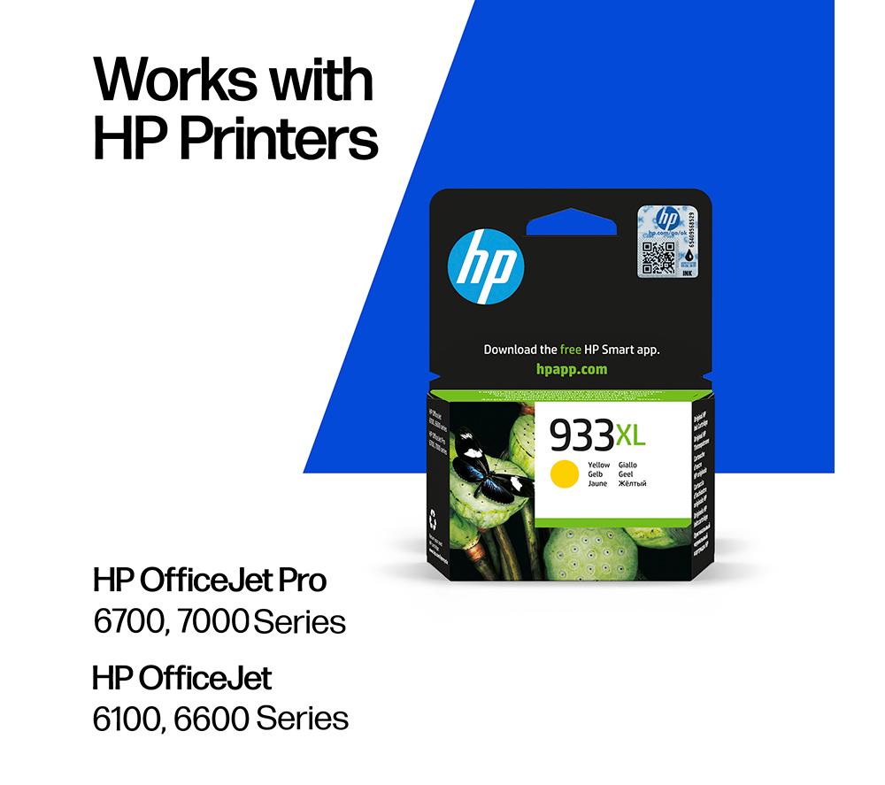 HP 933XL Original Yellow Ink Cartridge image number 2 of 11