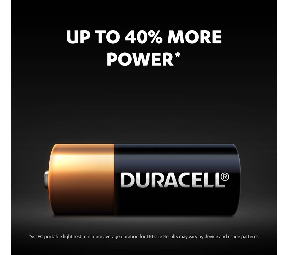 DURACELL MN9100/LR1/KN N Alkaline Batteries - Pack of 2 image number 3 of 4