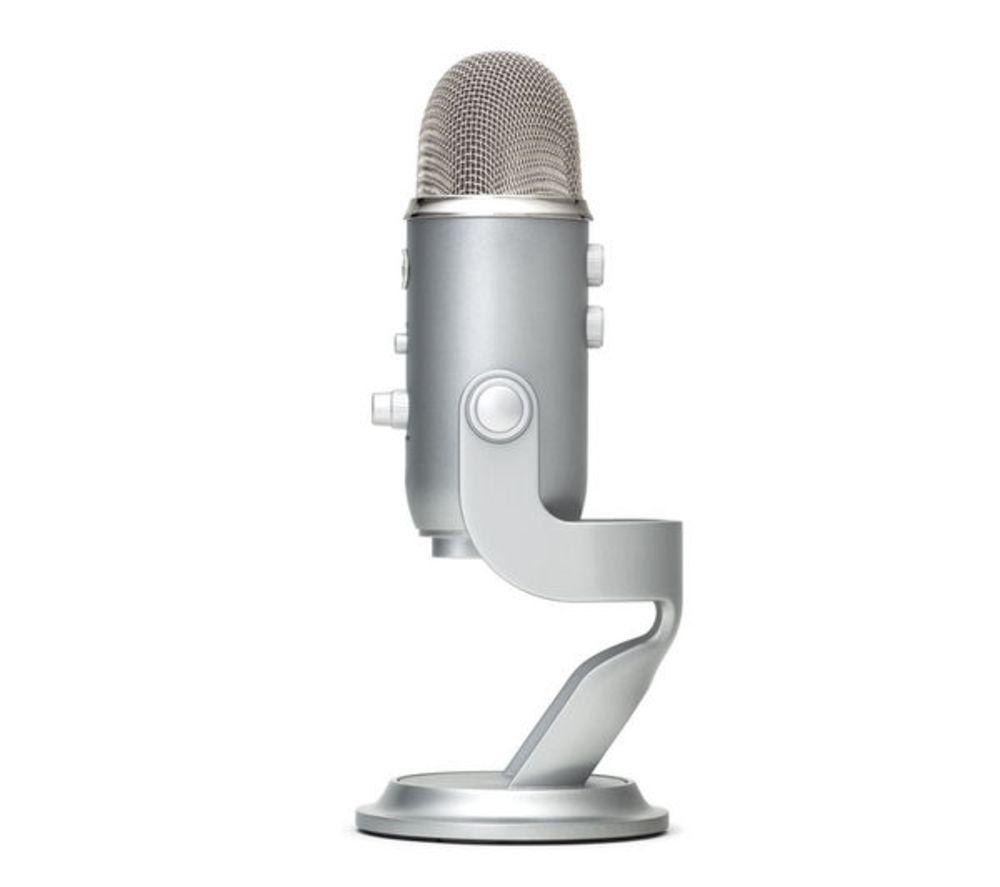 Buy YETI USB Streaming Microphone - Silver | Currys