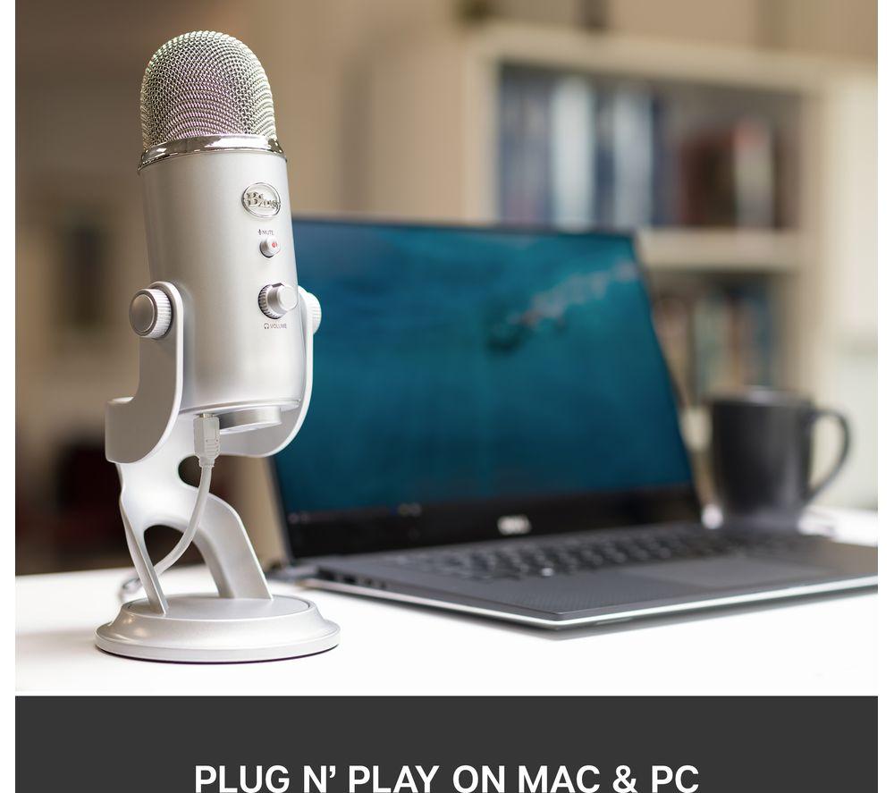 YETI USB Streaming Microphone - Silver image number 15 of 22
