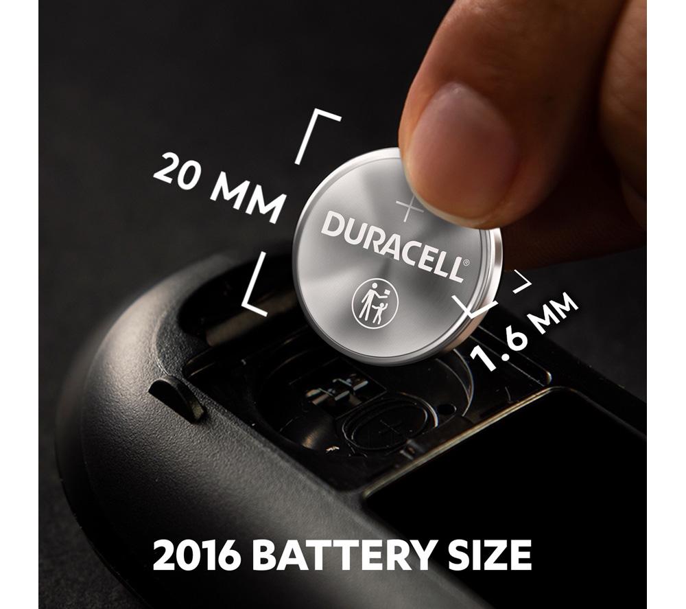 DURACELL 2016 DL2016/CR2016 Lithium Batteries - Pack of 2 image number 7 of 7