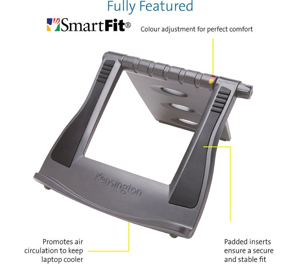 SmartFit Easy Riser 2.0 Supporto Per Laptop Regolabile In Altezza - Large, Nero