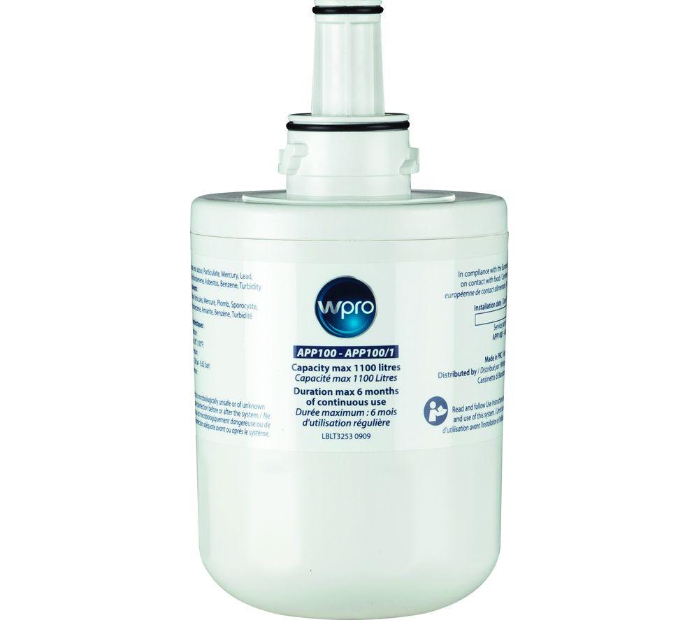 WPRO APP100/1 Replacement Water Filter - for various Side-By-Side Fridges image number 3 of 3