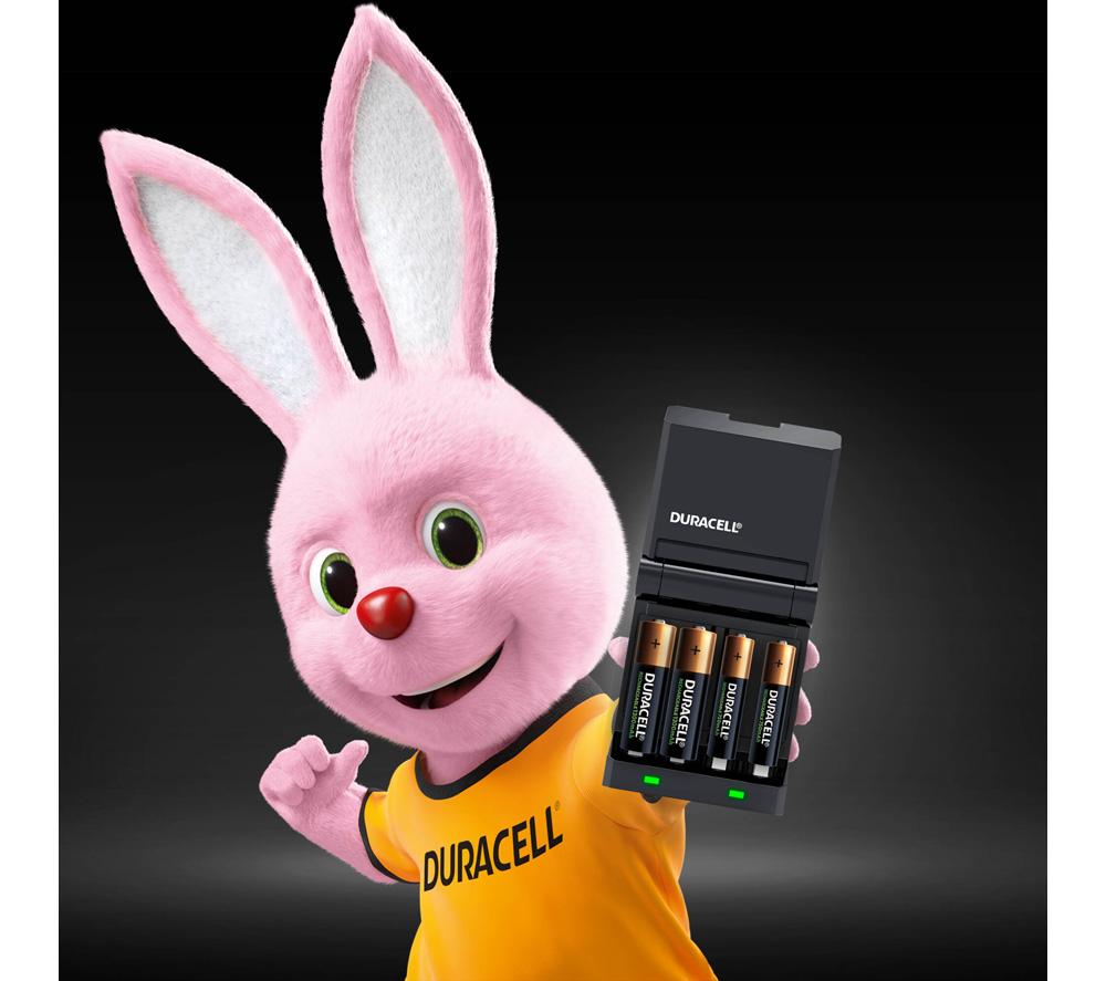 DURACELL CEF27 4-Battery Charger with Batteries image number 2 of 7