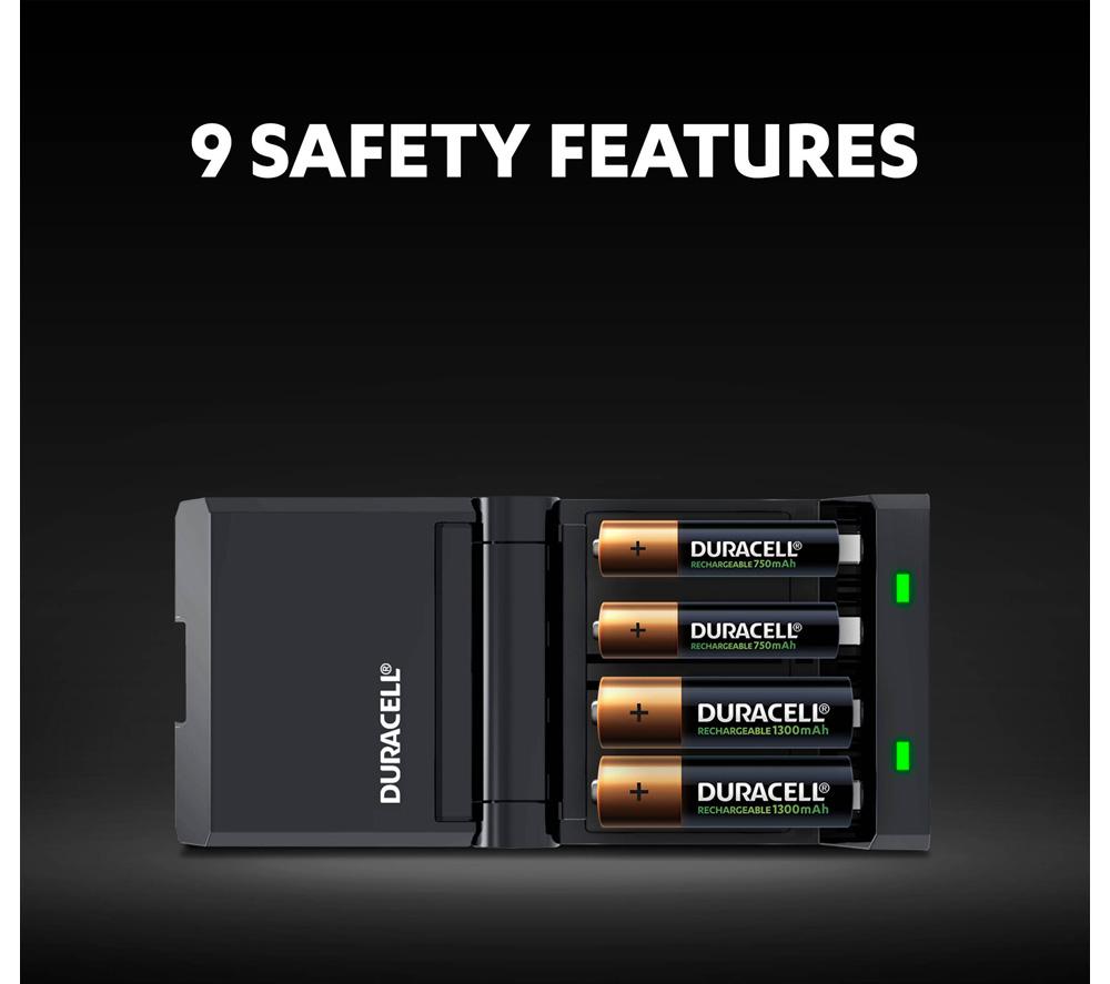 DURACELL CEF27 4-Battery Charger with Batteries image number 4 of 7