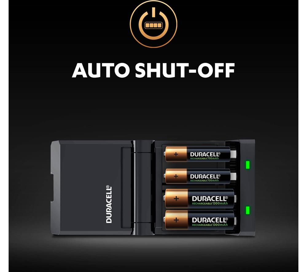 DURACELL CEF27 4-Battery Charger with Batteries image number 6 of 7